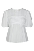 Kiril S Voile Blouse - Vit