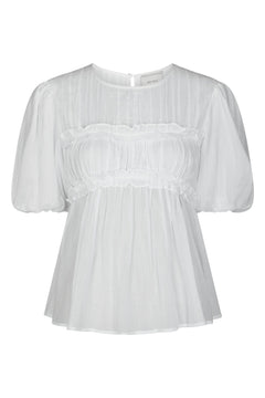 Kiril S Voile Blouse - White