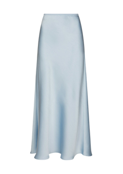 Vicky Heavy Sateen Skirt - Light Blue
