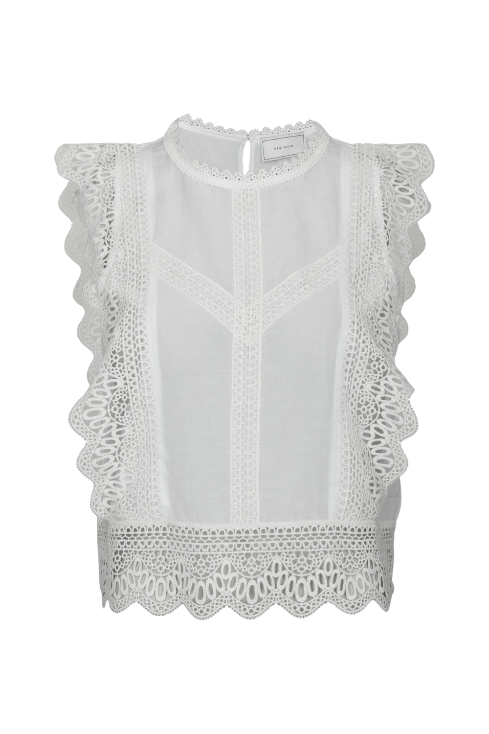 Samia Lace Top - White