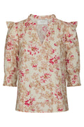 Davina Flower Rose Blus - Rose