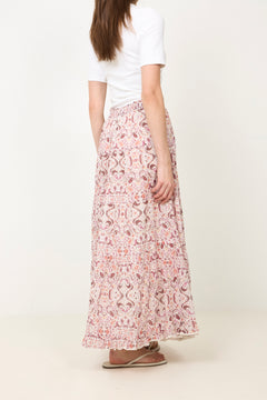 Asta Paisley Dance Skirt - Rose
