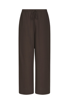 Heifa Linen Pants - Dark Brown