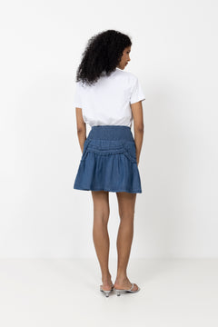 Maliah Denim Skirt - Blue