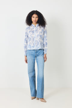 Oda Flower Spring Shirt - White