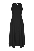 Zora Poplin Dress - Svart