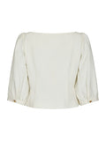Jeannie Twill Blus - Off White