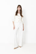 Jeannie Twill Blus - Off White