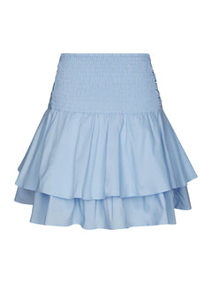 Janie Poplin Skirt - Light Blue
