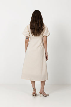 Illana Poplin Dress - Butter Yellow