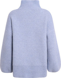 Fam Patch Short Sweater - Skyway