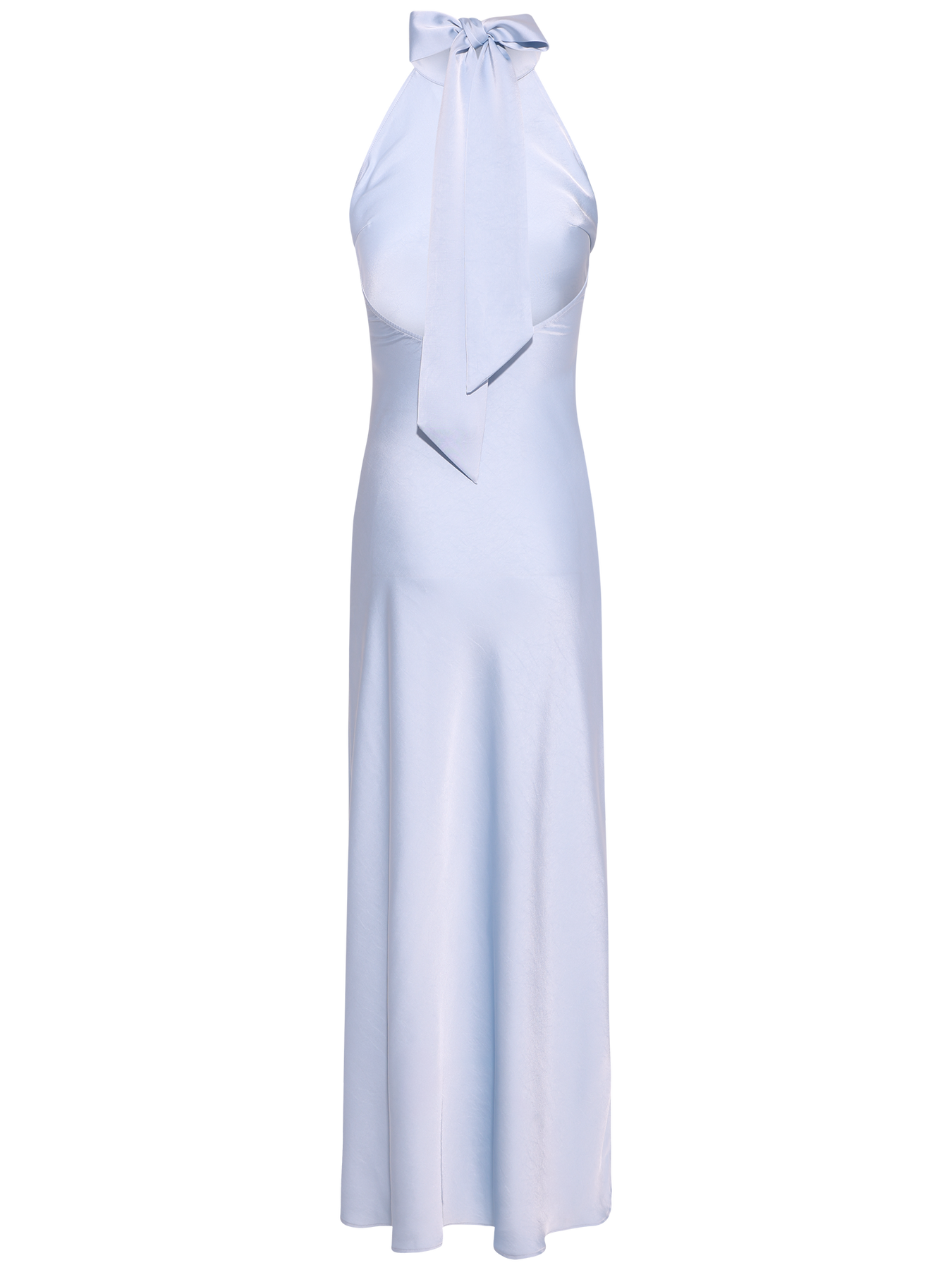 Lola Satin Halter Maxiklänning