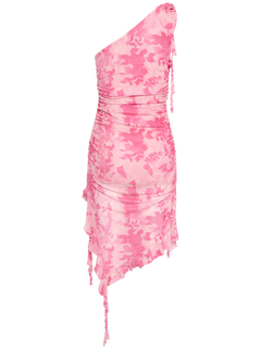 Vesper Mesh Mini Dress - Light Pink Floral