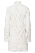 Sabrina Lace Mini Dress - Creme