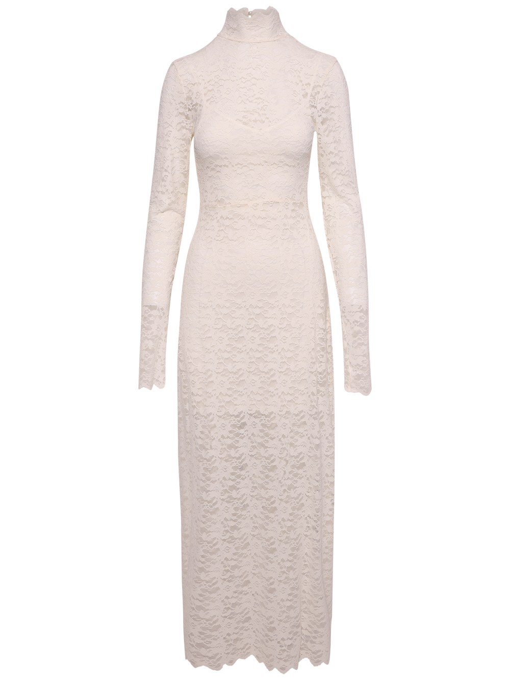 Olivia Lace Maxi Dress - Creme