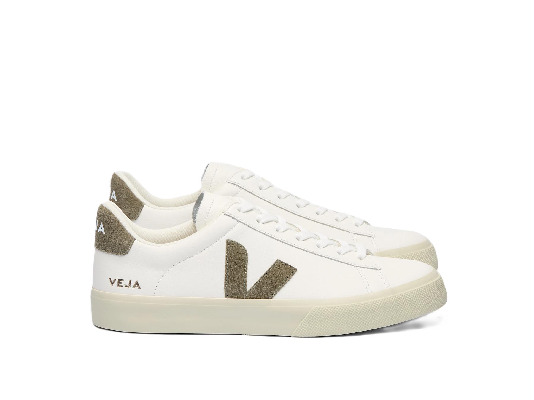 Veja Campo Chromefree Leather - Extra White Khaki