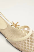 Sea Lace Up Mule - Ivory