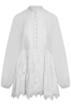 Livic Dress - White Embroidery