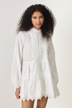 Livic Dress - White Embroidery