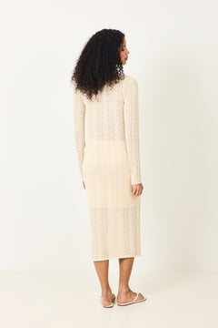 Celestina HW Skirt - Bleached Sand