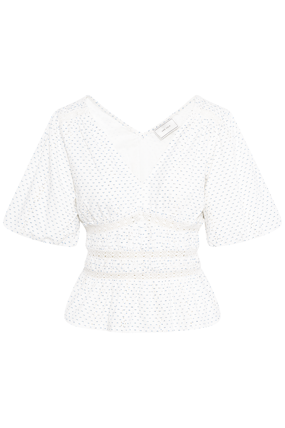 Sapura Embroidery Blouse - Off White