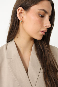 Melia Chunky Hoops - Gold