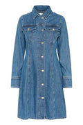 SophinaIW Short Dress - Washed Denim