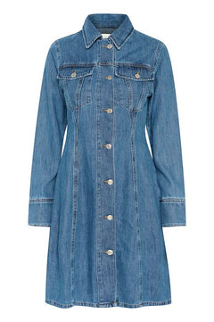 SophinaIW Short Dress - Washed Denim