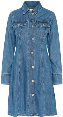 SophinaIW Short Dress - Washed Denim
