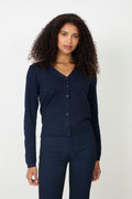 N-Marg Stickad Kofta - Navy