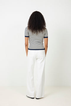 N-Muna Knit - Dannia Blue Stripe