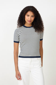 N-Muna Knit - Dannia Blue Stripe