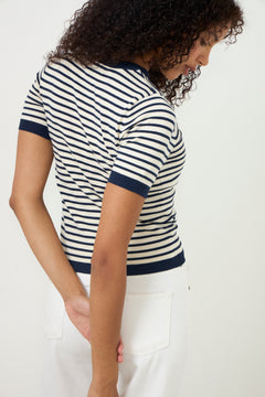 N-Muna Knit - Dannia Blue Stripe