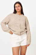 N-Mata Knit Cardigan - Sand