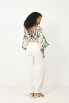 Bodysuit - Floral Delhi Tapestry Light Pink