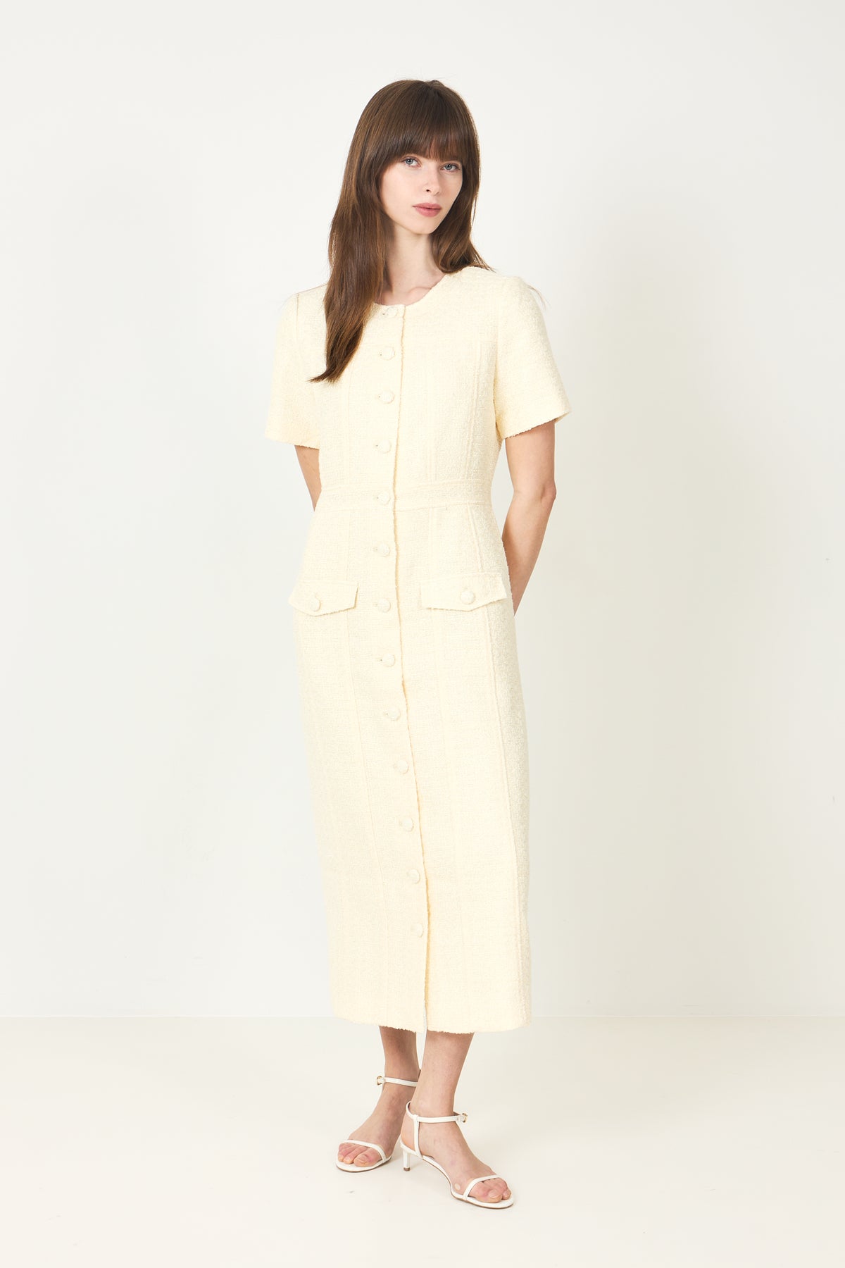 Stassie Midi Dress - Buttercup