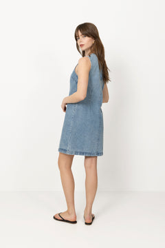 Vilmer Dress - Light Blue Wash