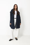 Monsun Coat - Dark Navy