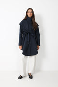Monsun Coat - Dark Navy