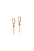 Liva Hoops - Light Coral