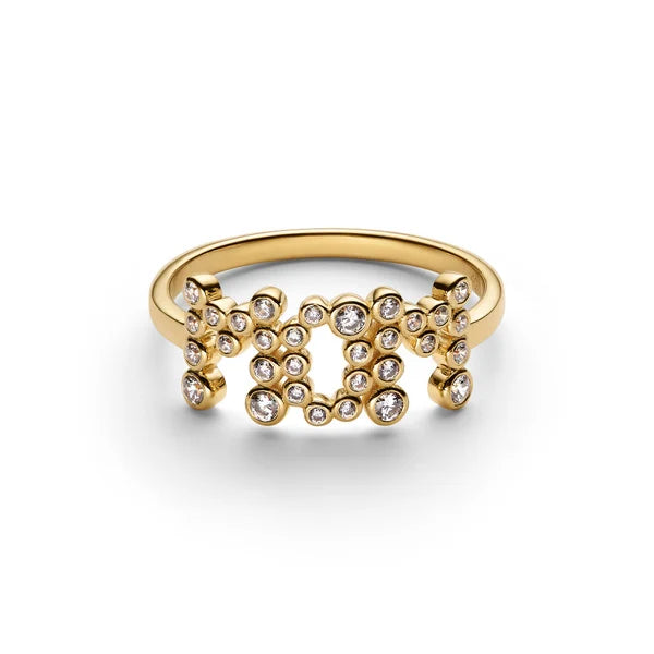 Mom Collet Ring - Gold