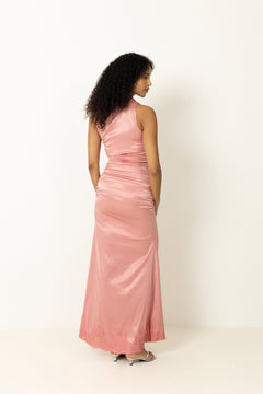 Andreaic Maxi Dress - Pink Lace