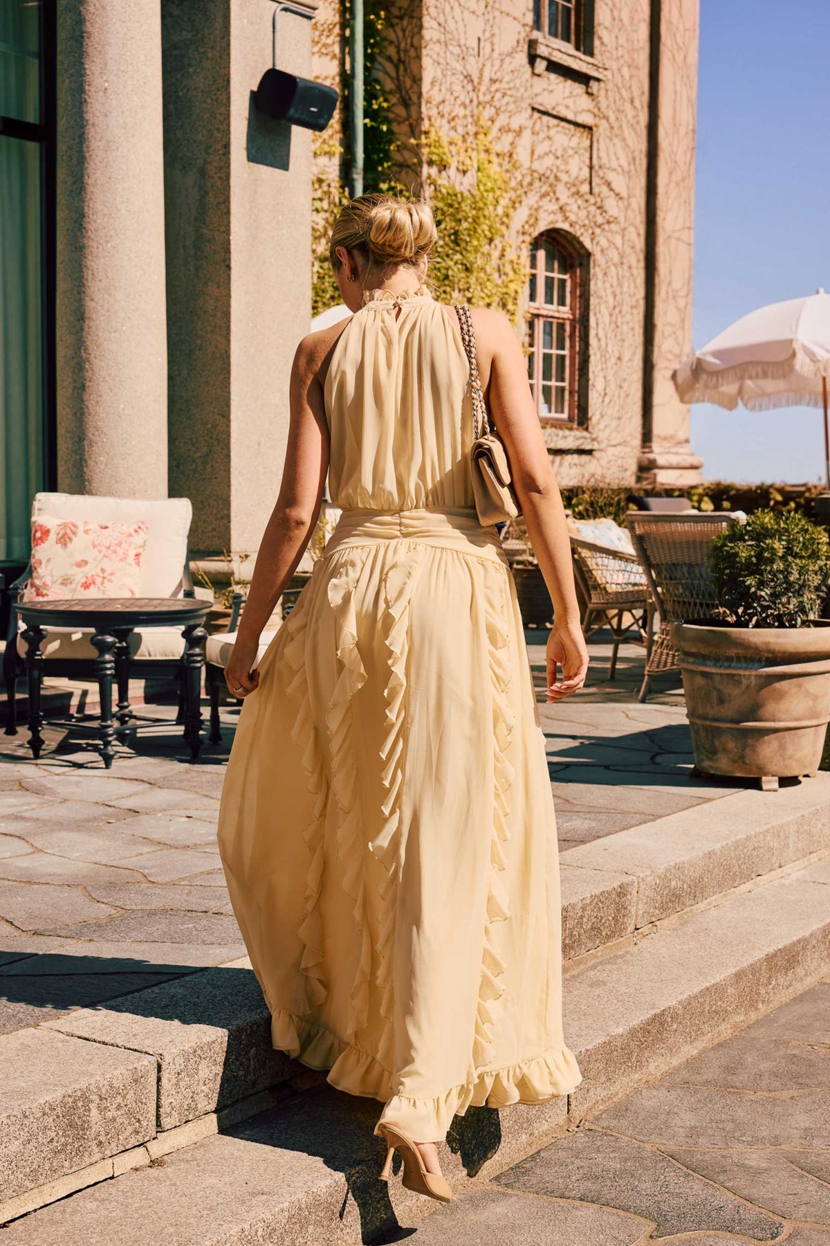 Tianaic Maxi Dress - Yellow
