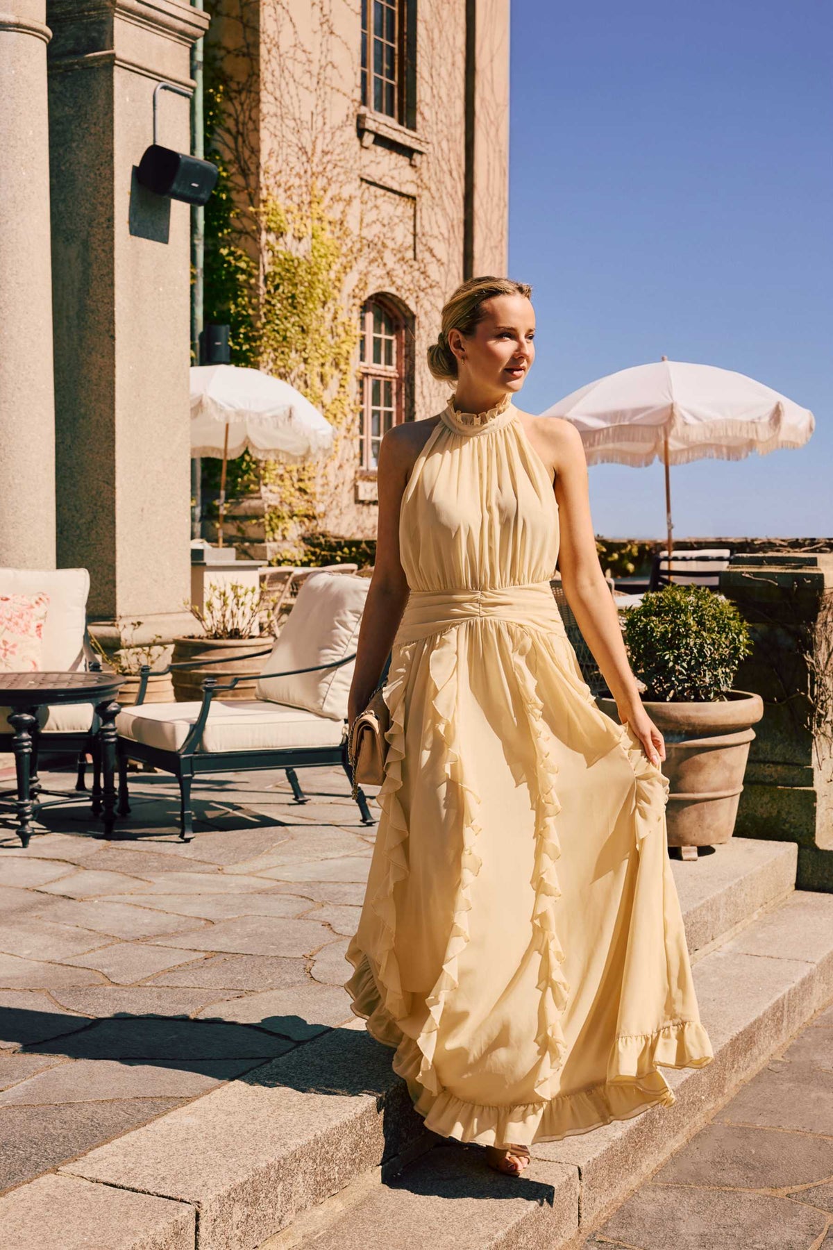Tianaic Maxi Dress - Yellow