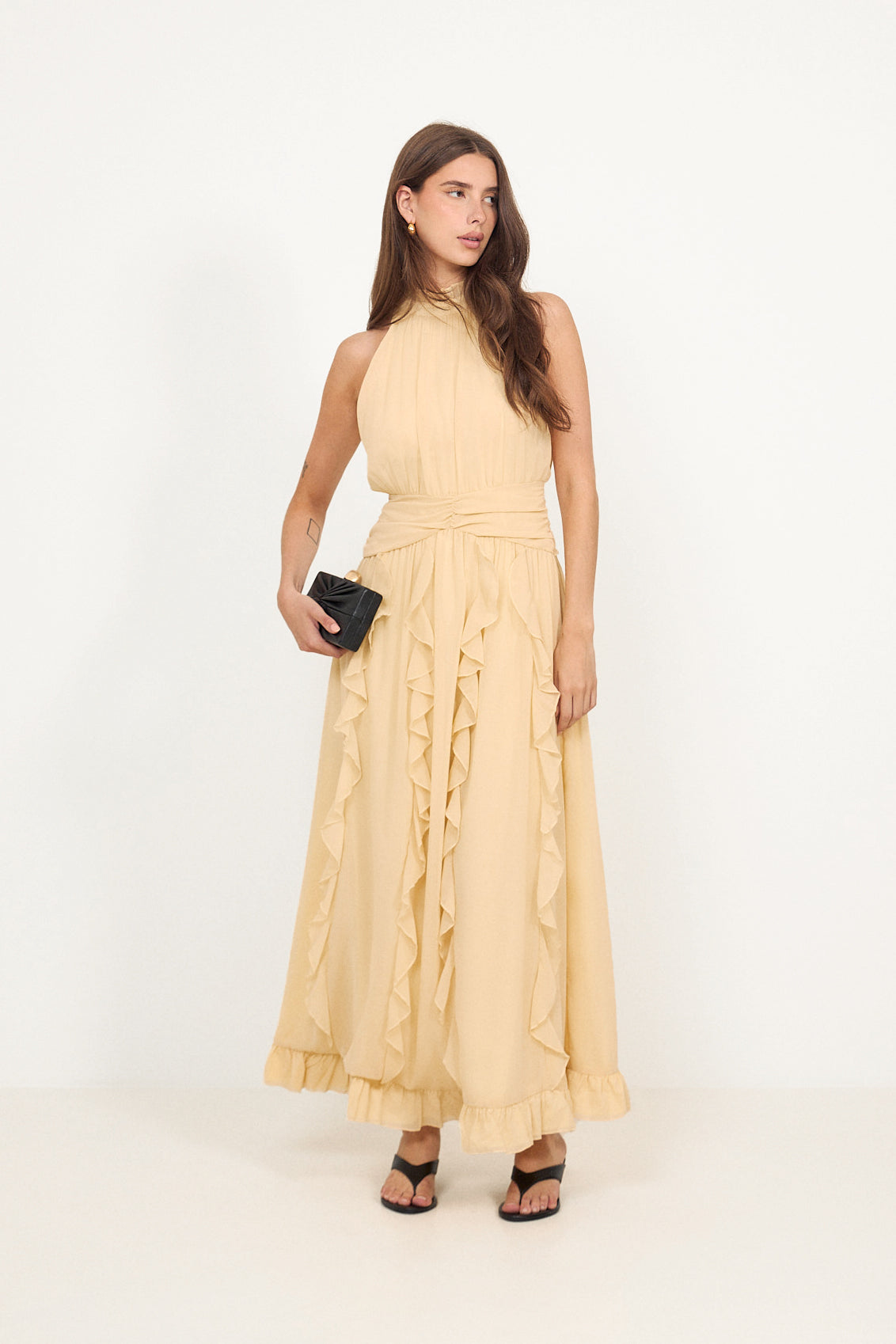 Tianaic Maxi Dress - Yellow