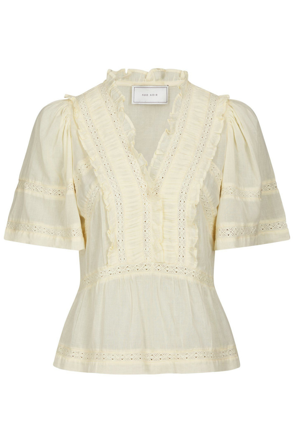 Evienne S Voile Top - Butter Yellow