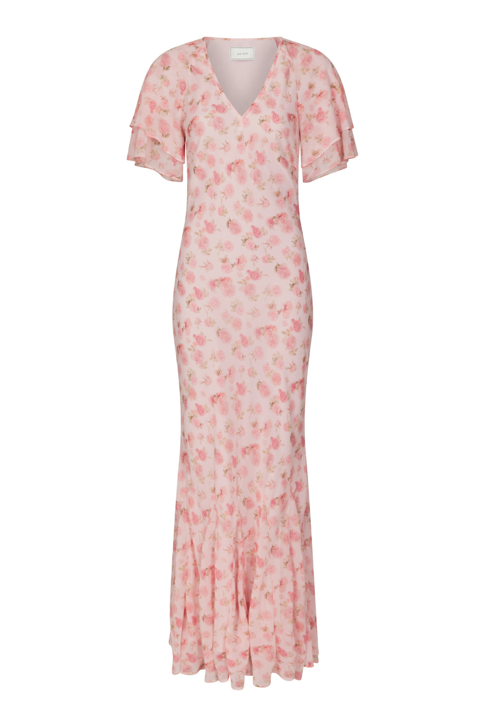 Celesse Flower Fade Dress - Light Pink