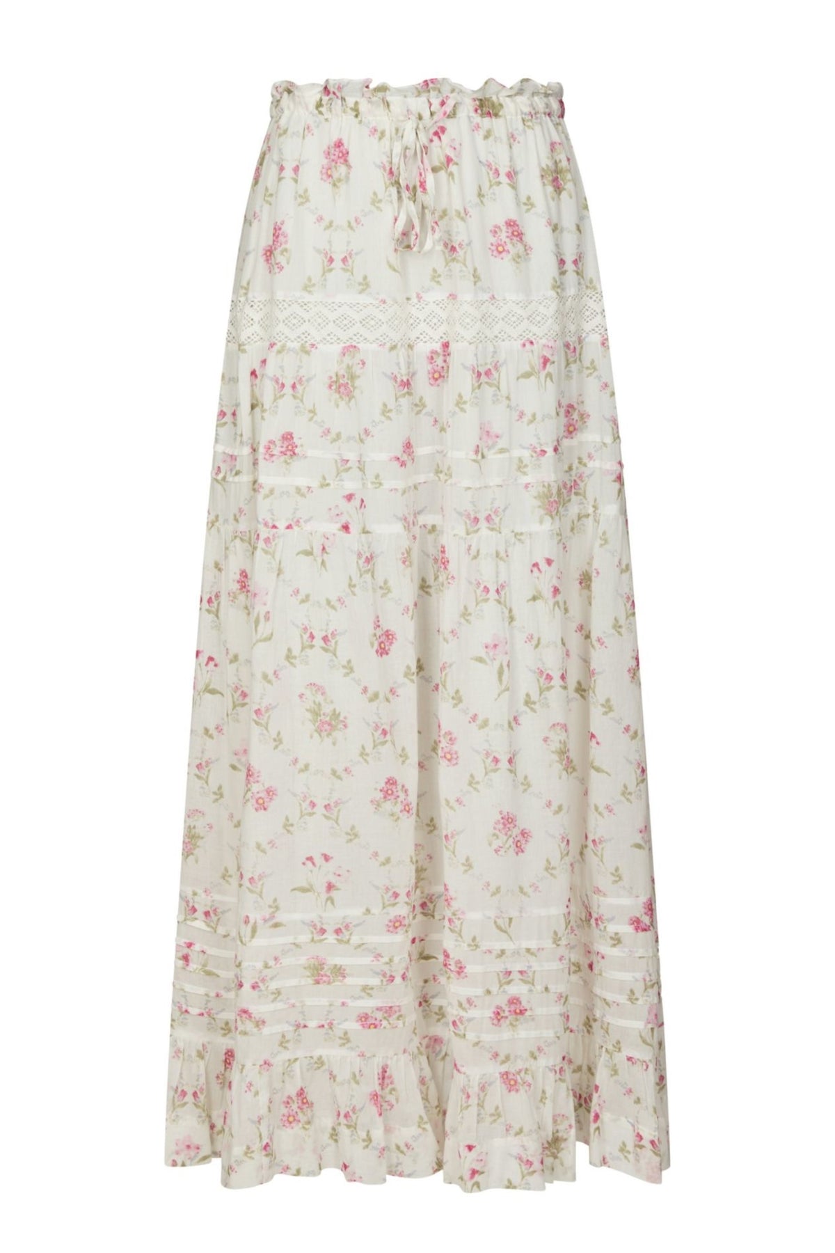 Fippo Spring Flower Skirt - Off White
