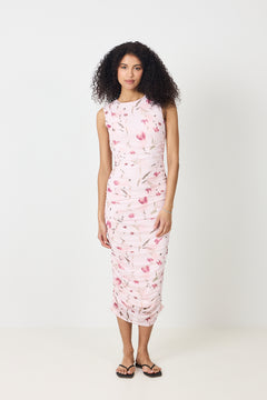 Corilina Artist Mesh Dress - Light Pink