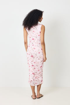 Corilina Artist Mesh Dress - Light Pink